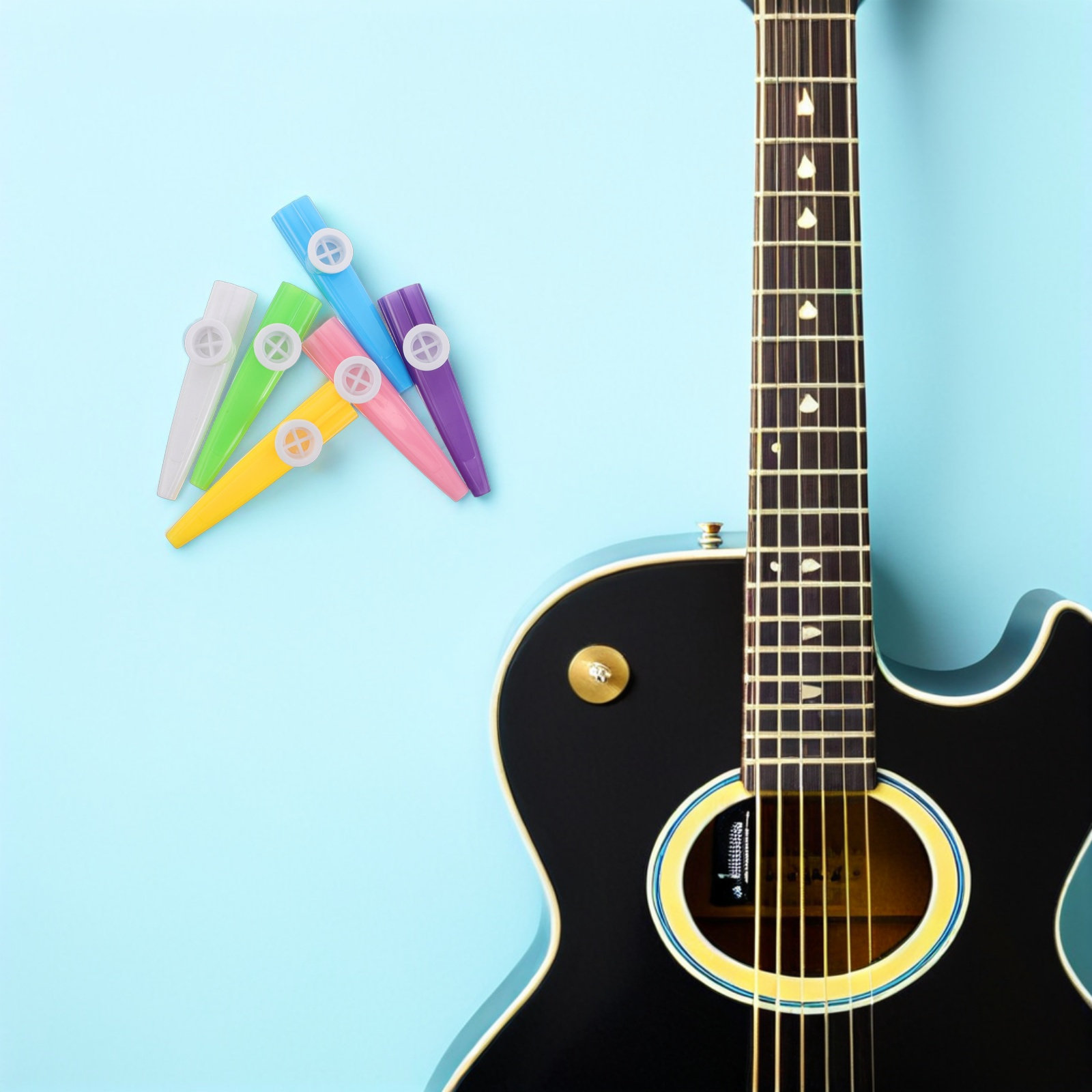 Musical Instrument Groups - 6Pcs Kazoo for Kids Plastic Musical