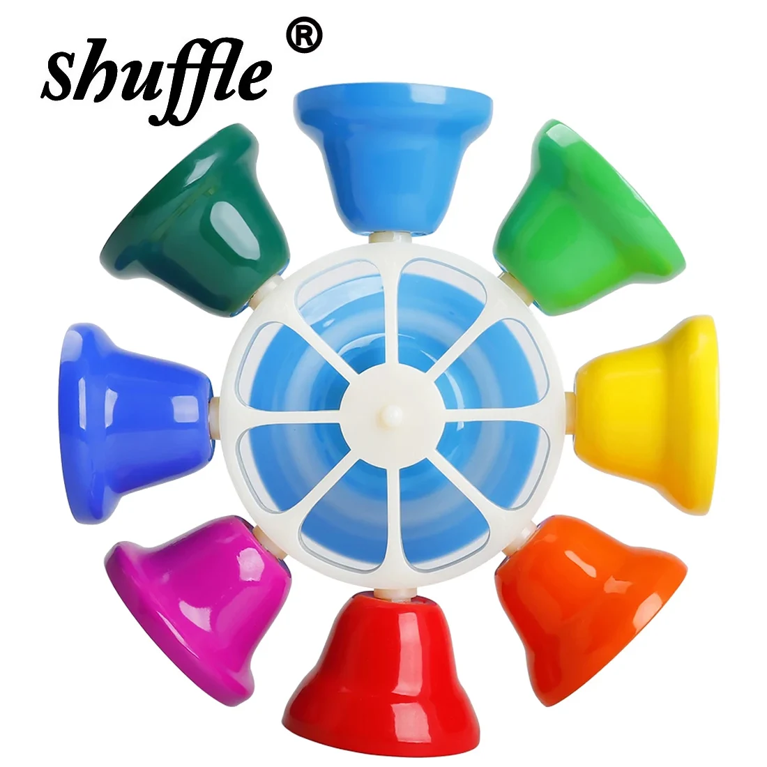 Musical Instrument Harmonium - Orff 8-Note Hand Bell Rotating Clock