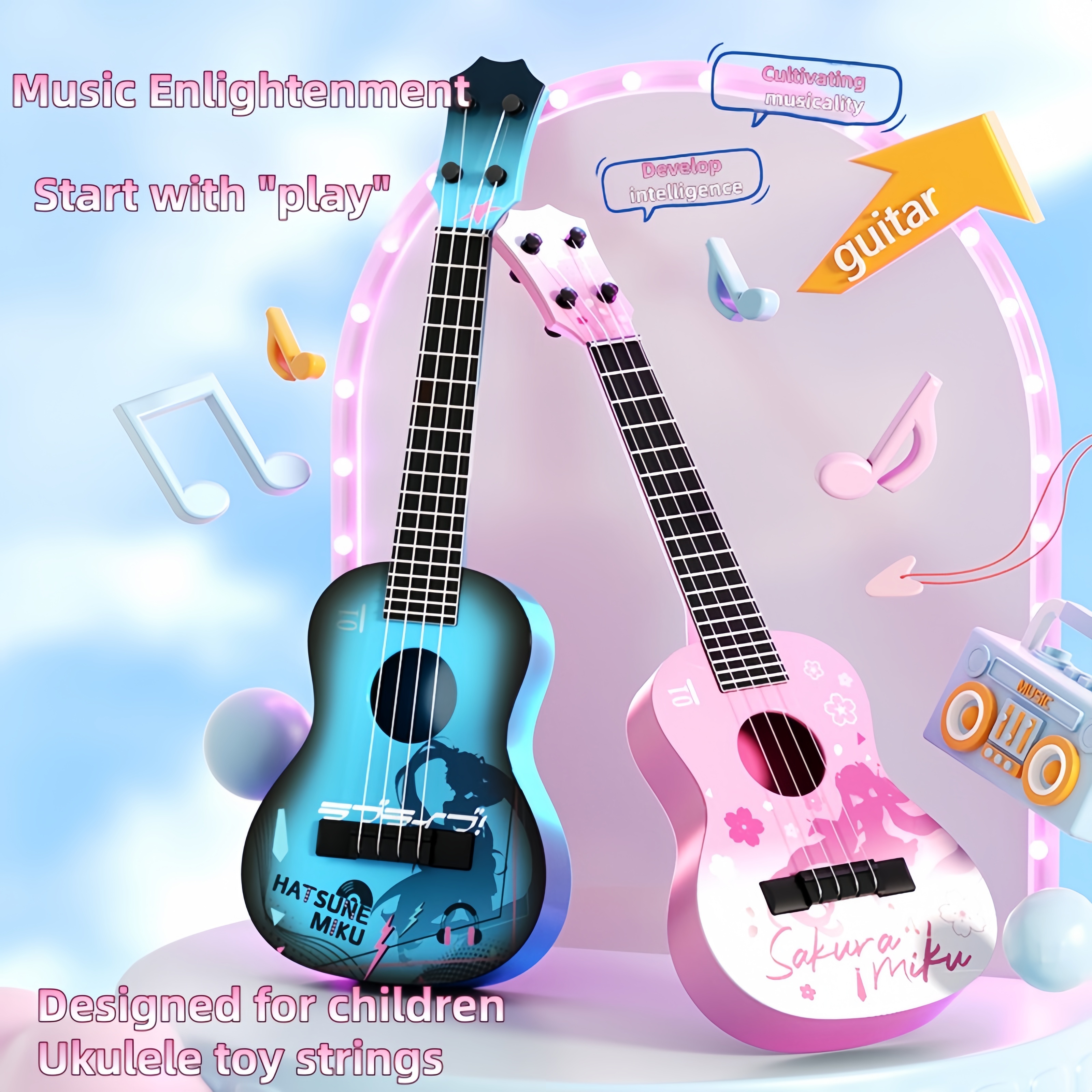 Beginner's Guitar Ukulele for  - Musical Instrument Harmonium incelemesi ve fiyatı
