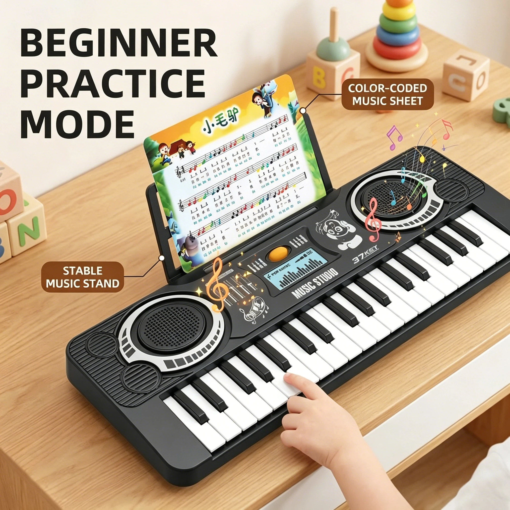 Children's Electronic Keyboard - Musical Instrument Harmonium incelemesi ve fiyatı