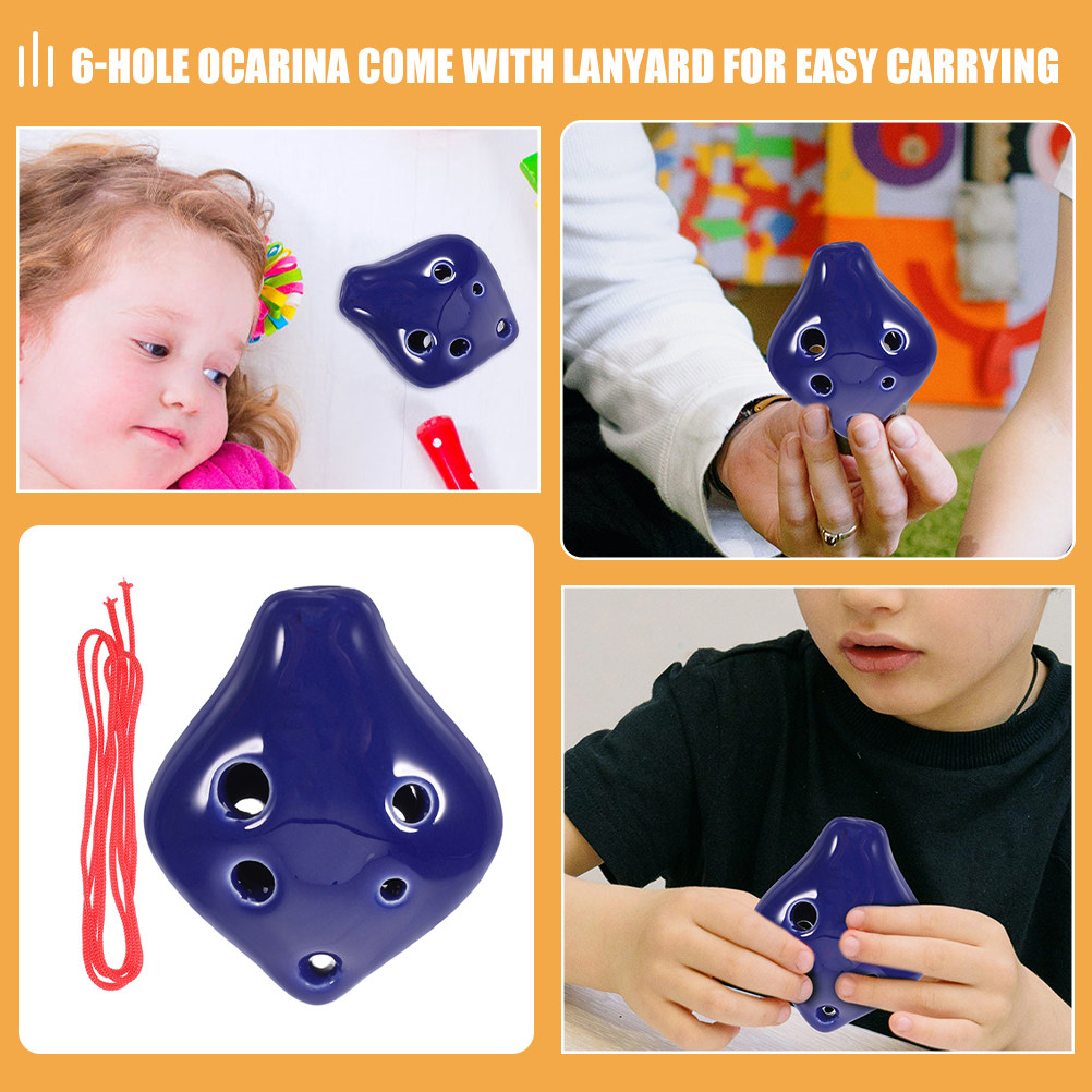 2Pcs Ceramic 6 Hole Ocarina Sm - Musical Instrument Groups incelemesi ve fiyatı