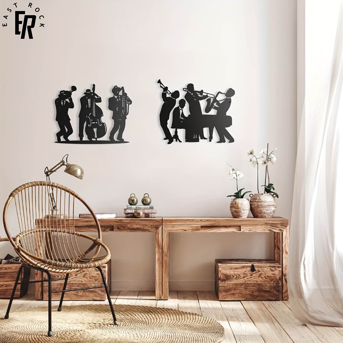 Metal Musician Silhouette Wall - Musical Instrument Groups incelemesi ve fiyatı
