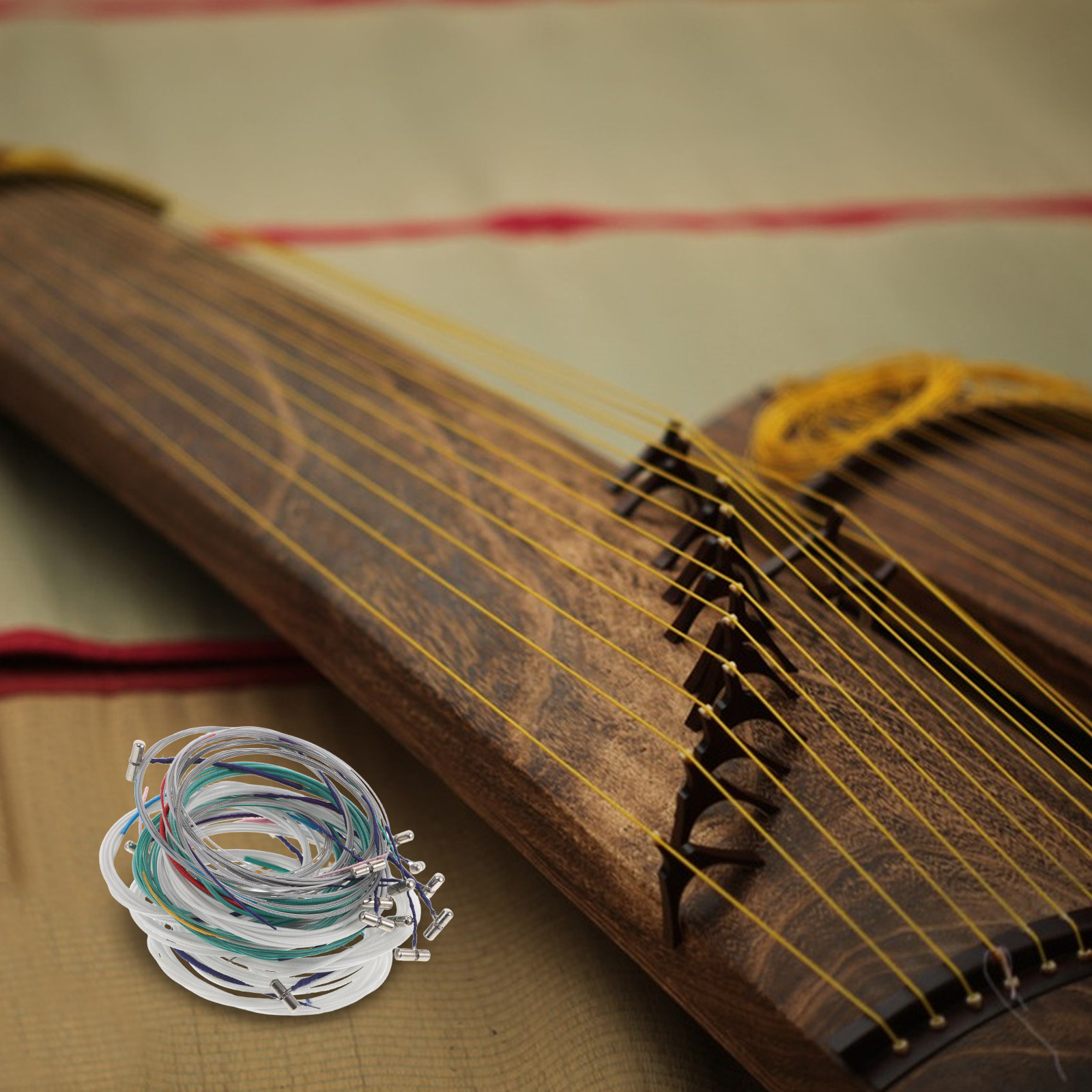 21Pcs Guzheng Strings Chinese  - Musical Instrument Guzheng incelemesi ve fiyatı