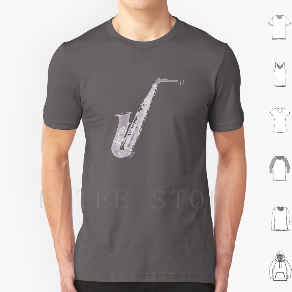 Saxophone-X-Ray T Shirt DIY Bi - Musical Instrument Image incelemesi ve fiyatı