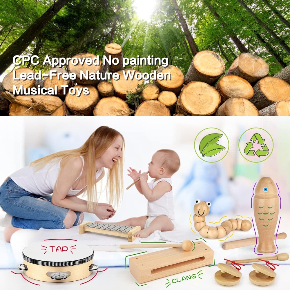 23 Pcs Wooden Musical Instrume - Musical Instrument Image incelemesi ve fiyatı