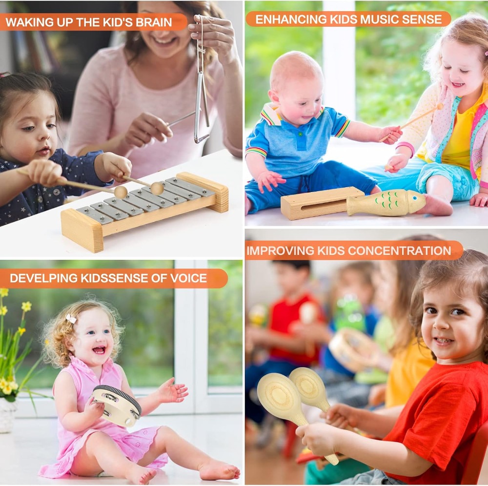 23 Pcs Wooden Musical Instrume - Musical Instrument Image incelemesi ve fiyatı