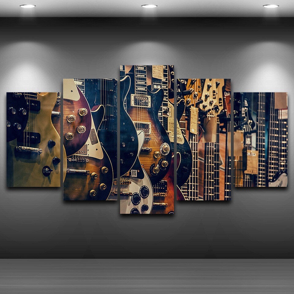 No Frame Canvas 5Pieces Vintag - Musical Instrument Africa incelemesi ve fiyatı