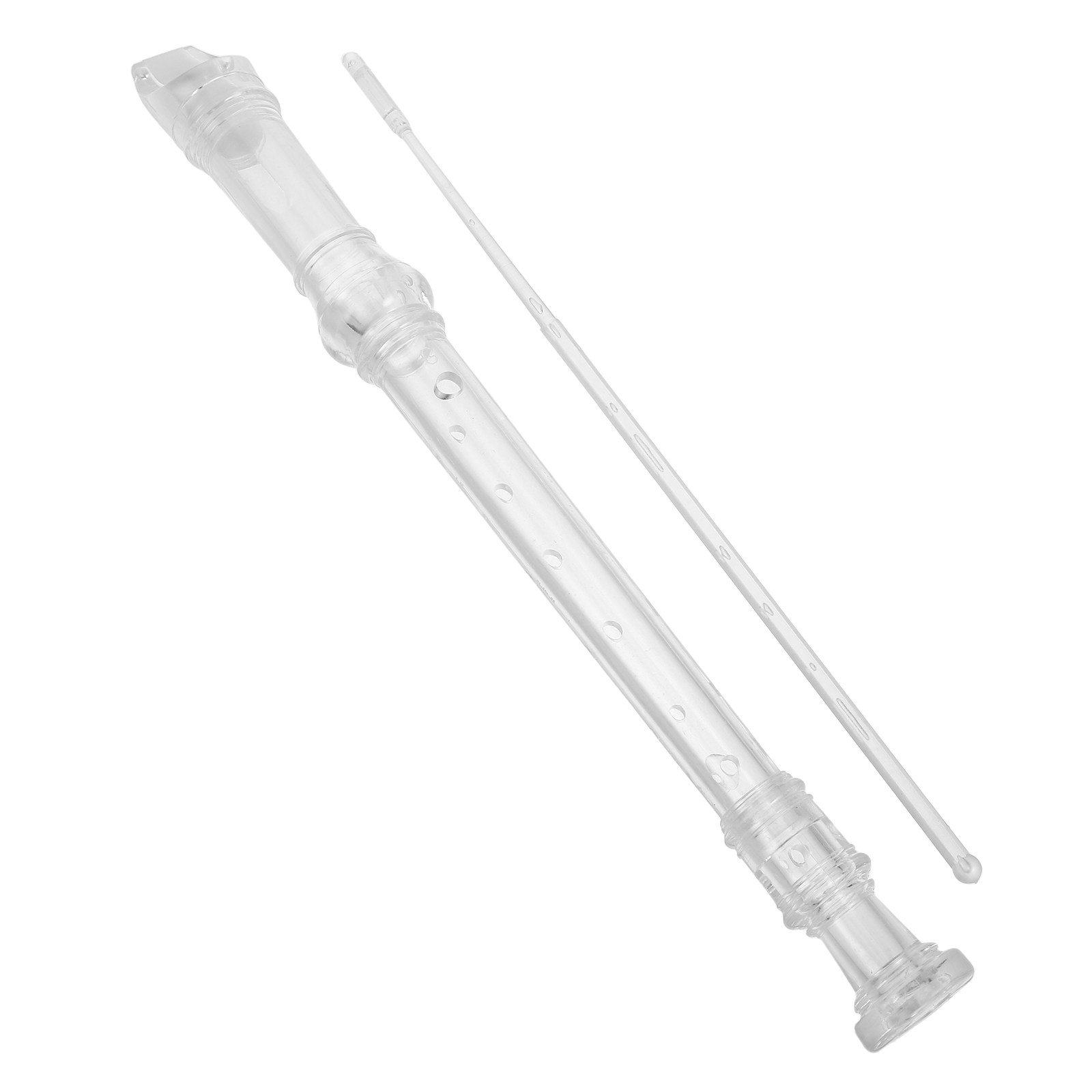 1Set Transparent Plastic 8-Hol - Soprano Recorder Plastic incelemesi ve fiyatı