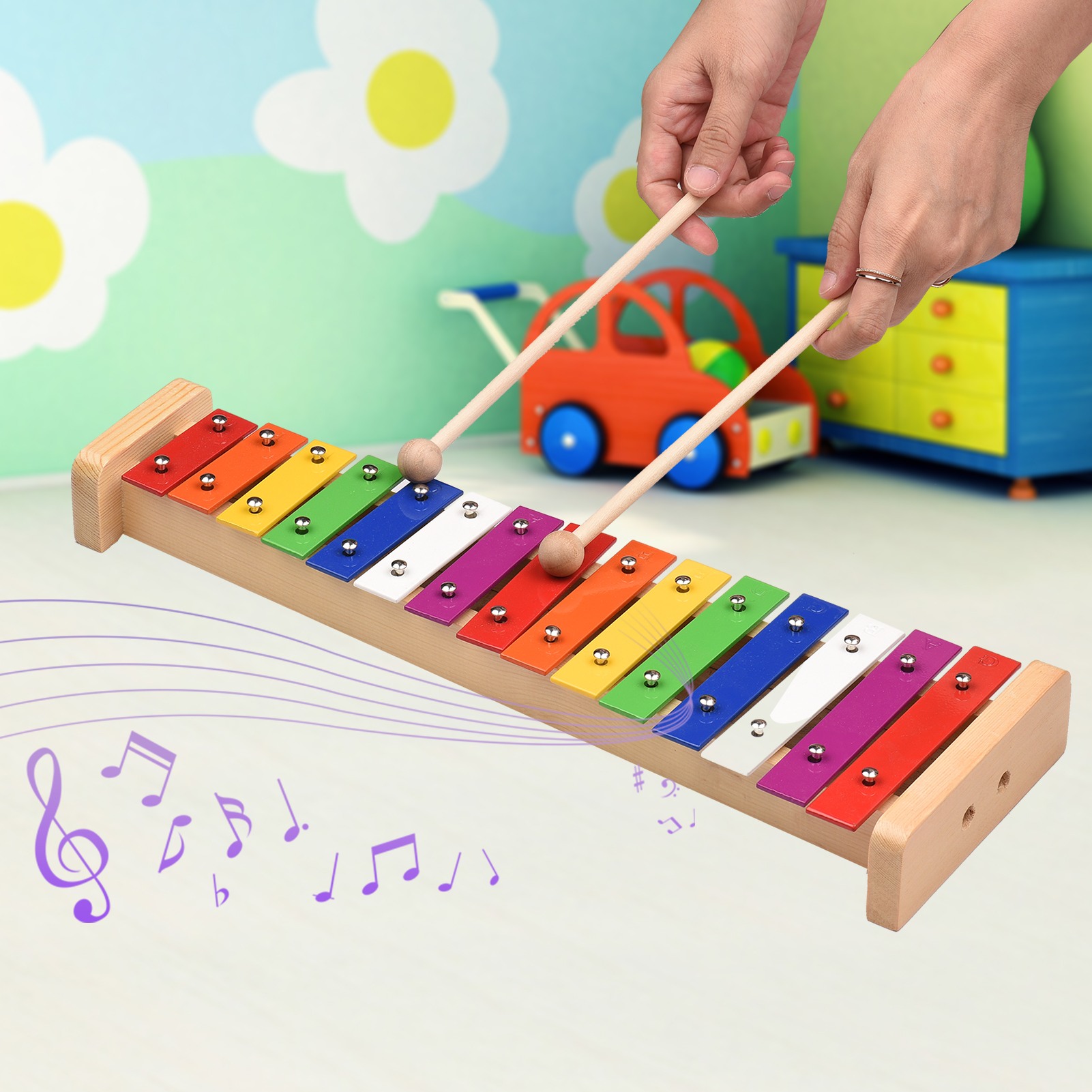 15 Note Glockenspiel Xylophone - Musical Instrument Harmonium incelemesi ve fiyatı