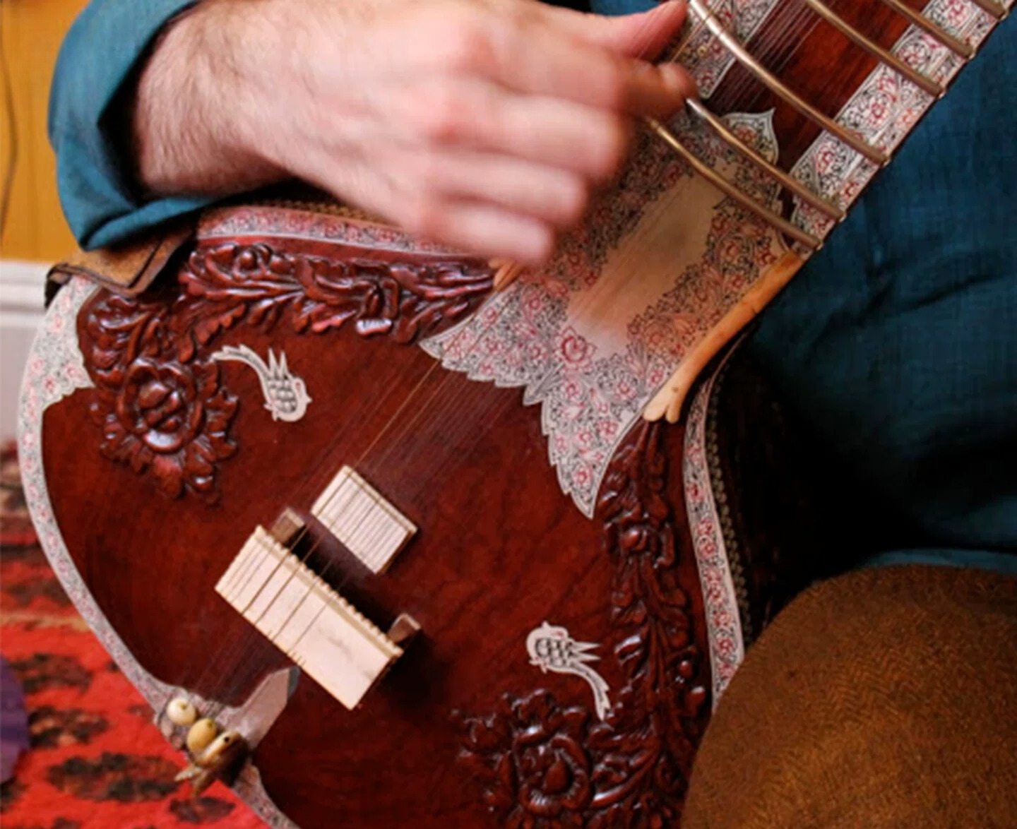Indian sitar classical hand-ca - Musical Instrument Sitar incelemesi ve fiyatı
