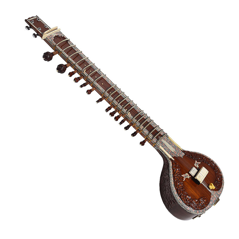 Indian sitar classical hand-ca - Musical Instrument Sitar incelemesi ve fiyatı