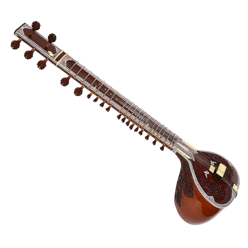 Indian sitar classical hand-ca - Musical Instrument Sitar incelemesi ve fiyatı