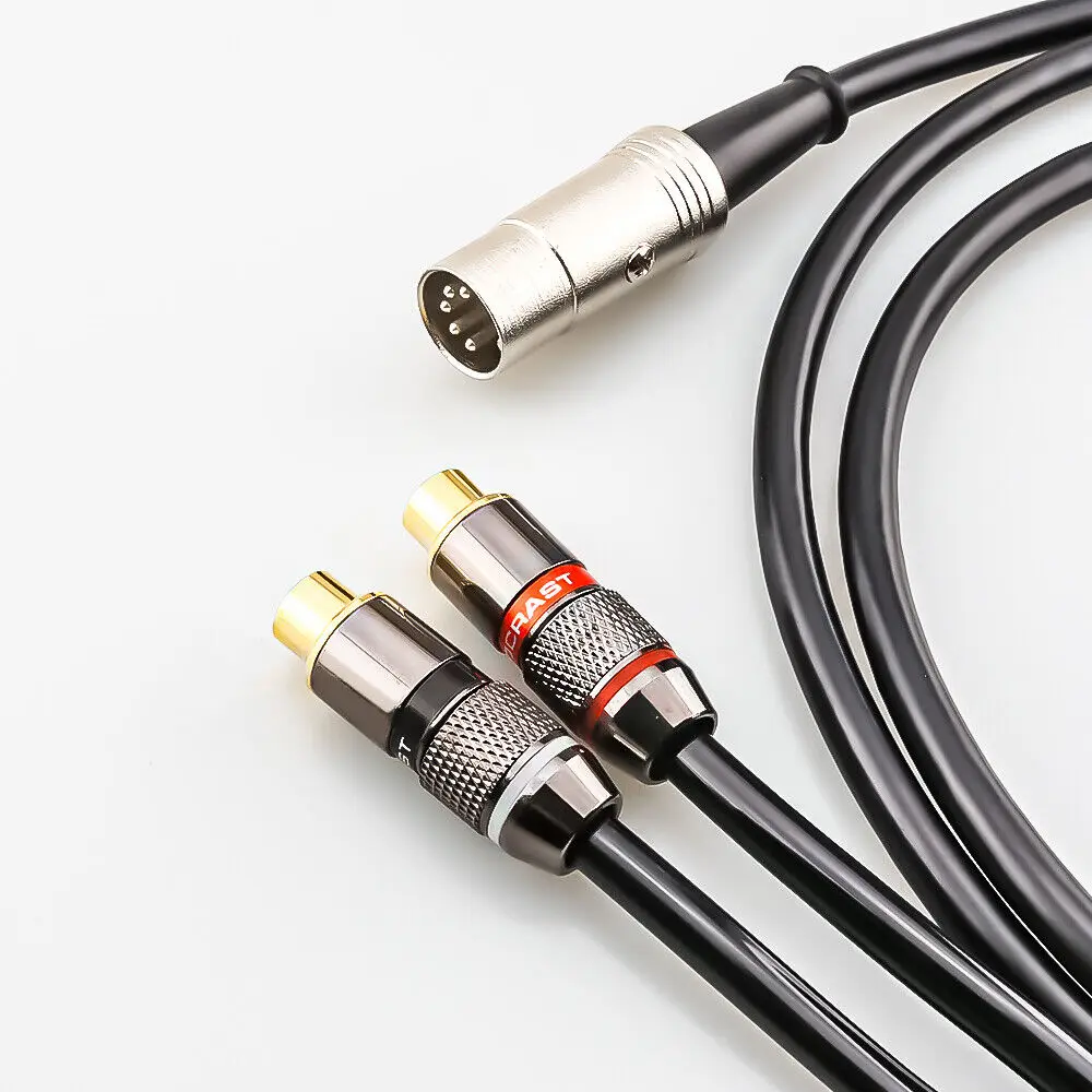 5-Pin Din Male to 2-RCA Female - Musical Instrument Image incelemesi ve fiyatı