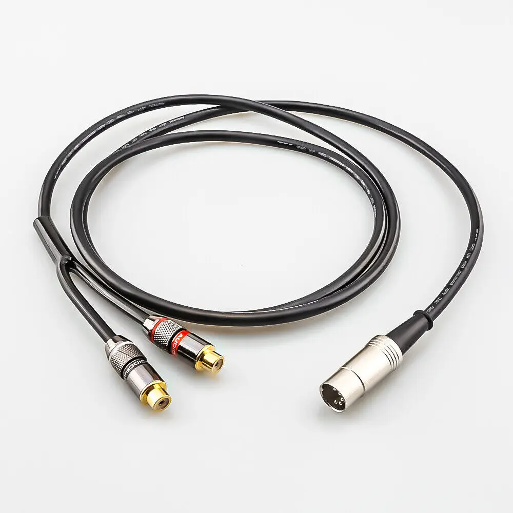 5-Pin Din Male to 2-RCA Female - Musical Instrument Image incelemesi ve fiyatı