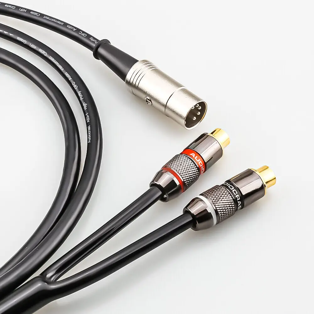 5-Pin Din Male to 2-RCA Female - Musical Instrument Image incelemesi ve fiyatı