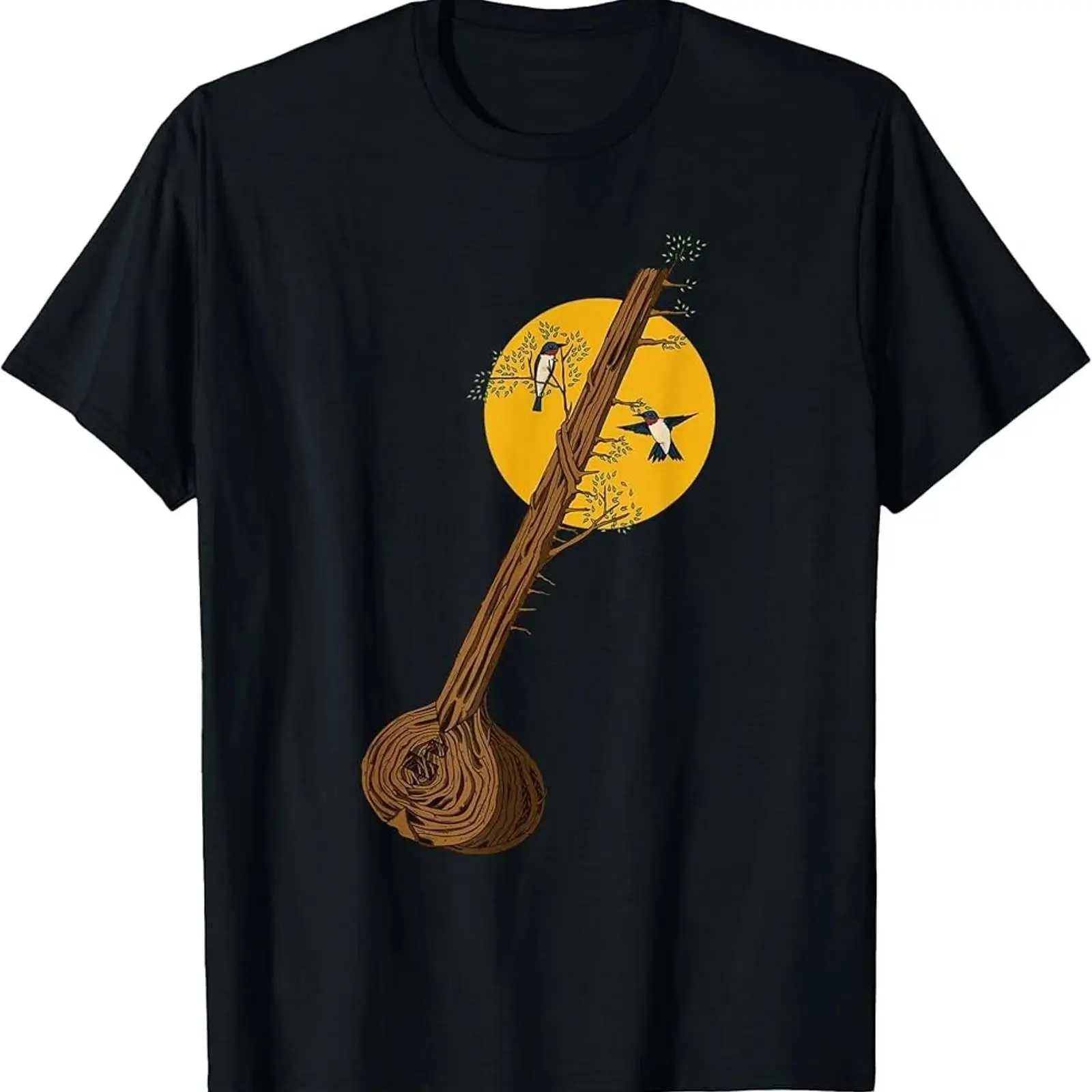 Sitar InstrumenT T Shirt Tree  - Musical Instrument Sitar incelemesi ve fiyatı