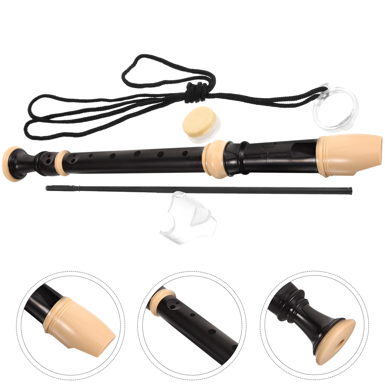 1Set 8-Hole German-Style Sopra - Soprano Recorder Plastic incelemesi ve fiyatı