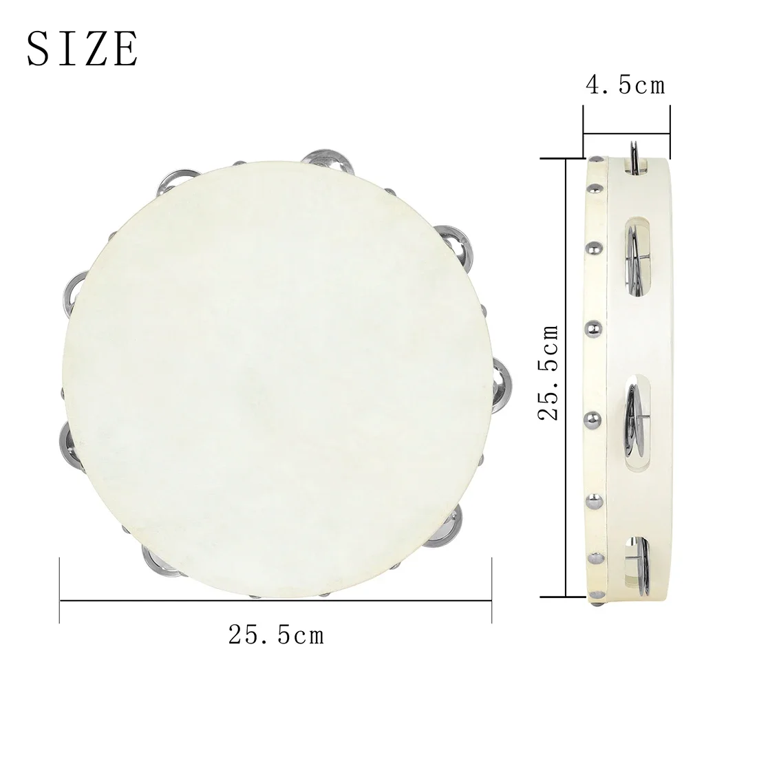 IRIN 10 Inches Tambourine Drum - Musical Instrument Harmonium incelemesi ve fiyatı