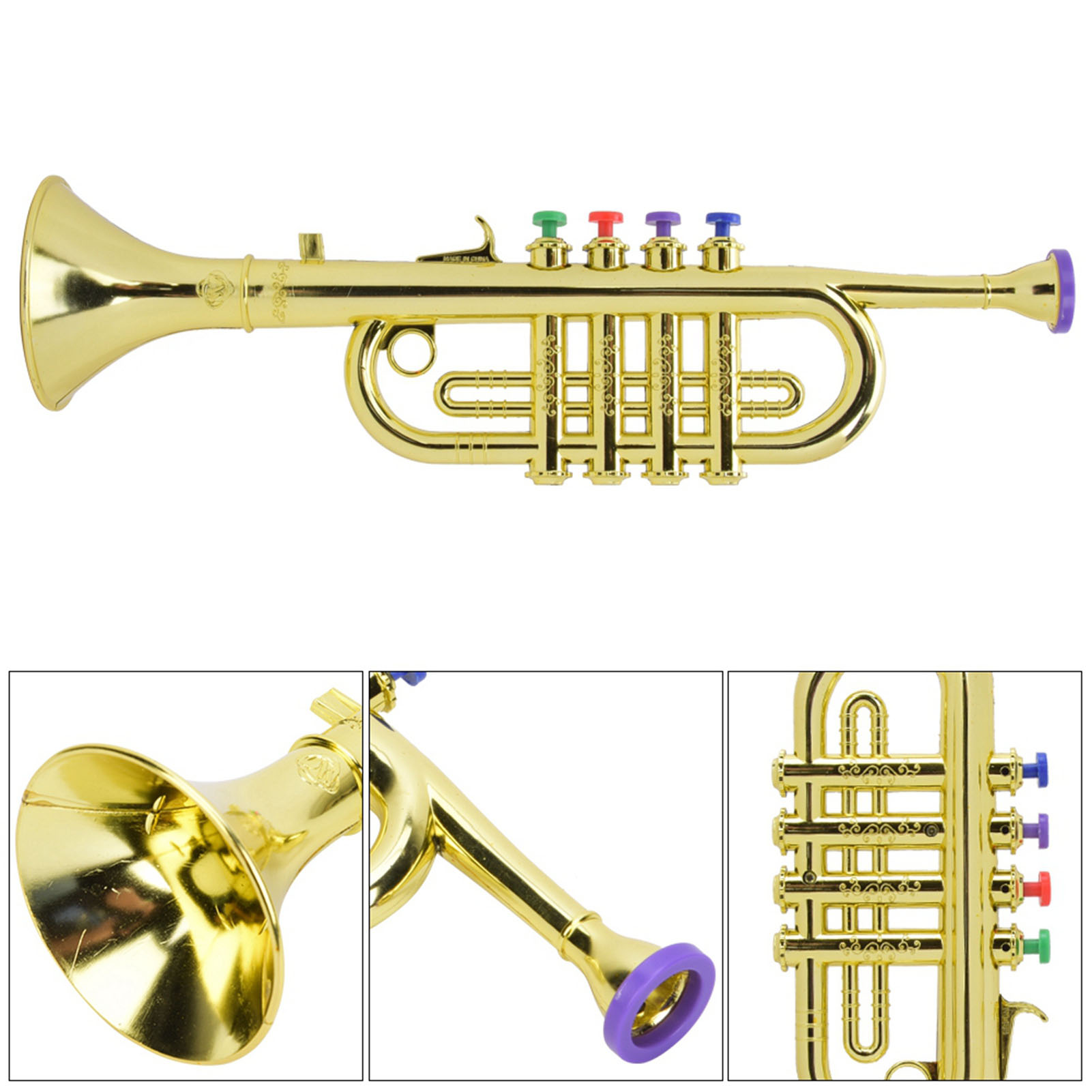 Kid Trumpet Golden Coated Plas - Musical Instrument Harmonium incelemesi ve fiyatı