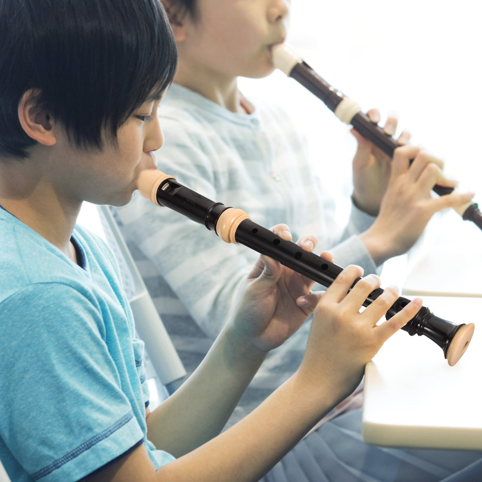 1Set German 8 Hole Soprano Rec - Soprano Recorder Plastic incelemesi ve fiyatı