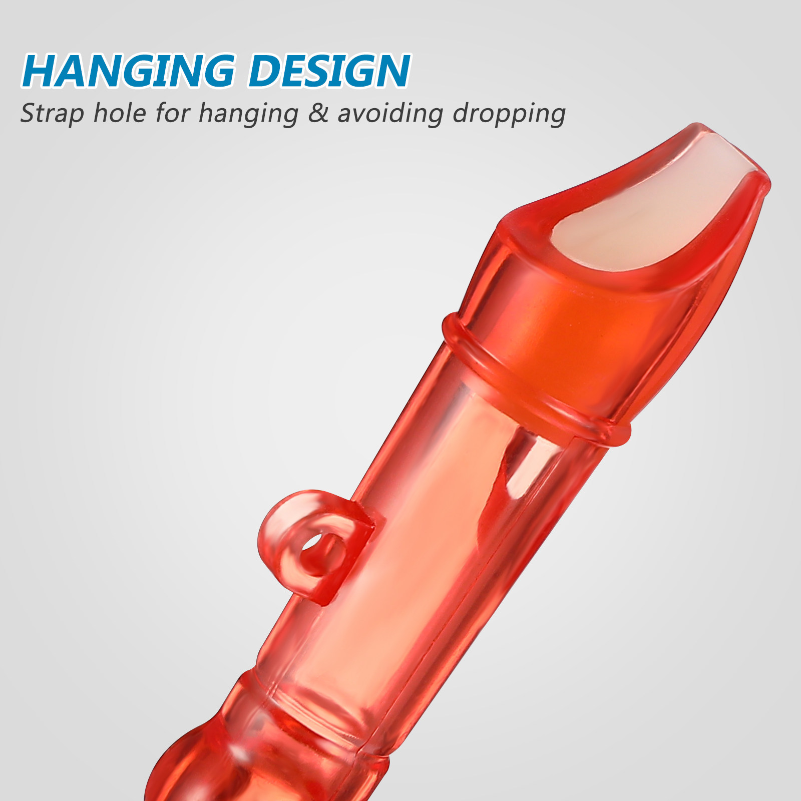 12Pcs Translucent Plastic Sopr - Soprano Recorder Plastic incelemesi ve fiyatı