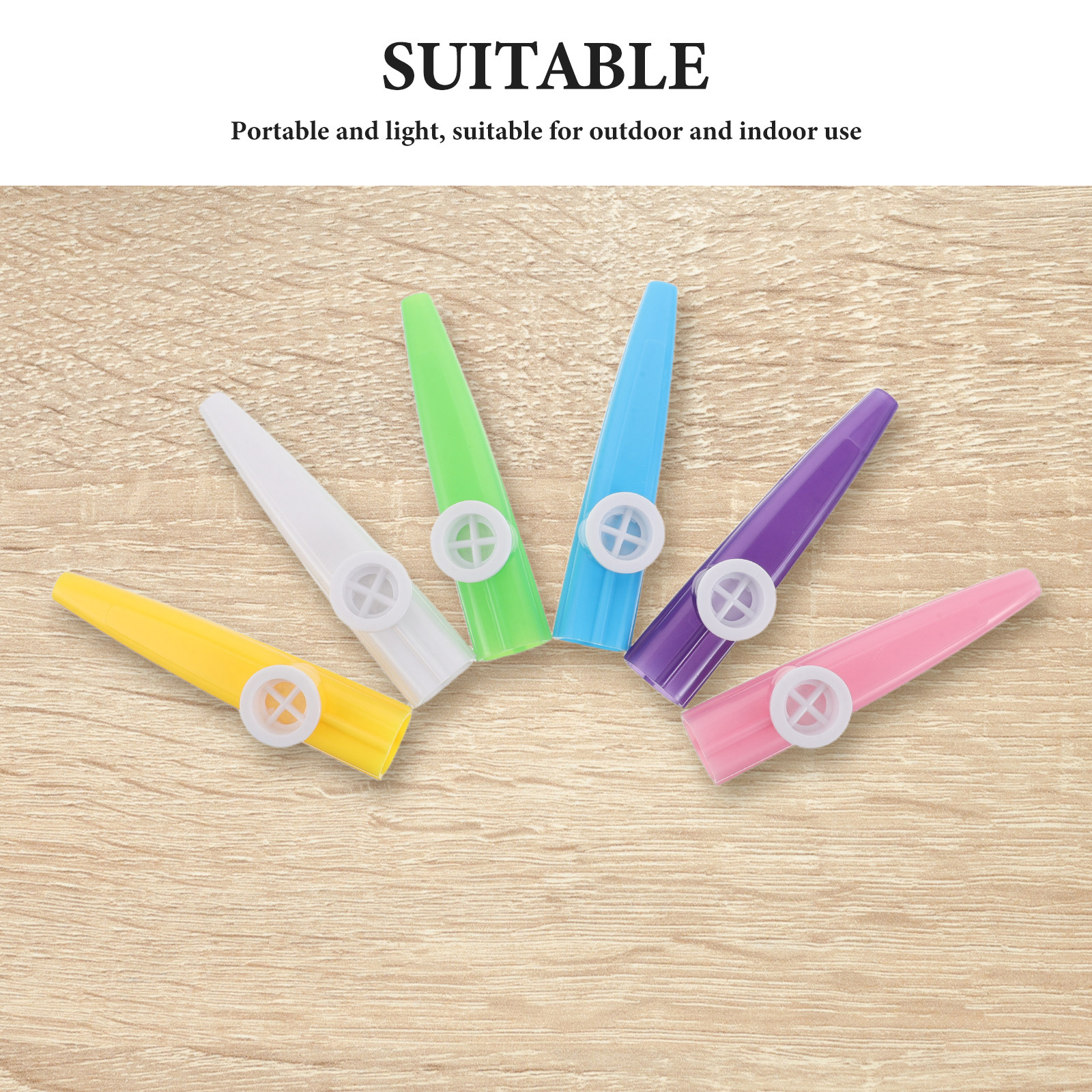 6Pcs Kazoo for Kids Plastic Mu - Musical Instrument Groups incelemesi ve fiyatı