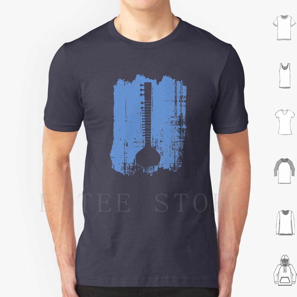 Indian Sitar T Shirt Print Cot - Musical Instrument Sitar incelemesi ve fiyatı