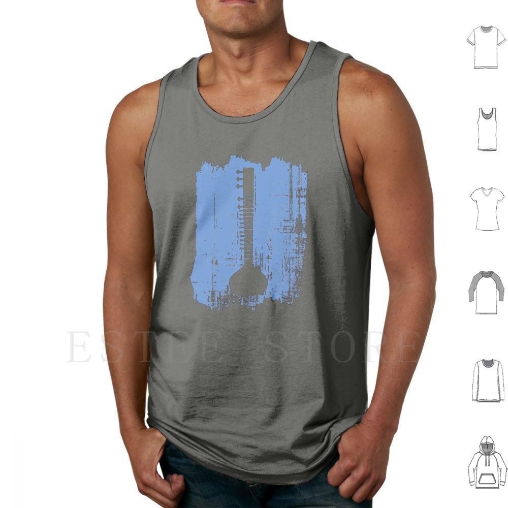 Indian Sitar Tank Tops Vest Id - Musical Instrument Sitar incelemesi ve fiyatı