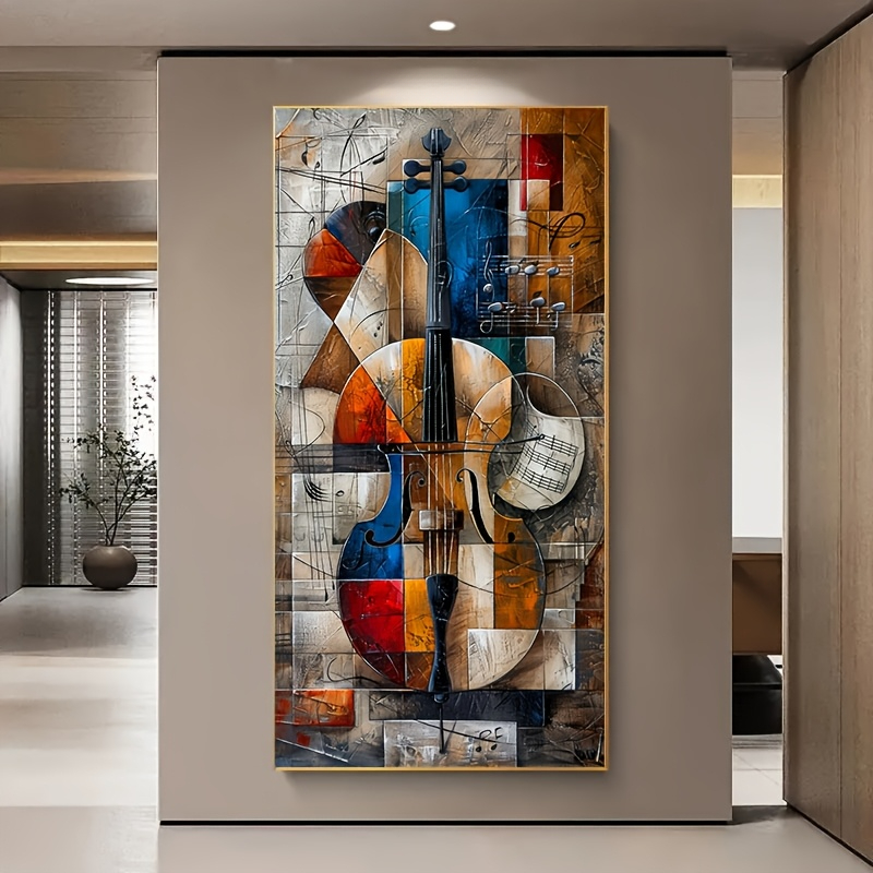 Modern Abstract Cello Poster P - Musical Instrument Image incelemesi ve fiyatı