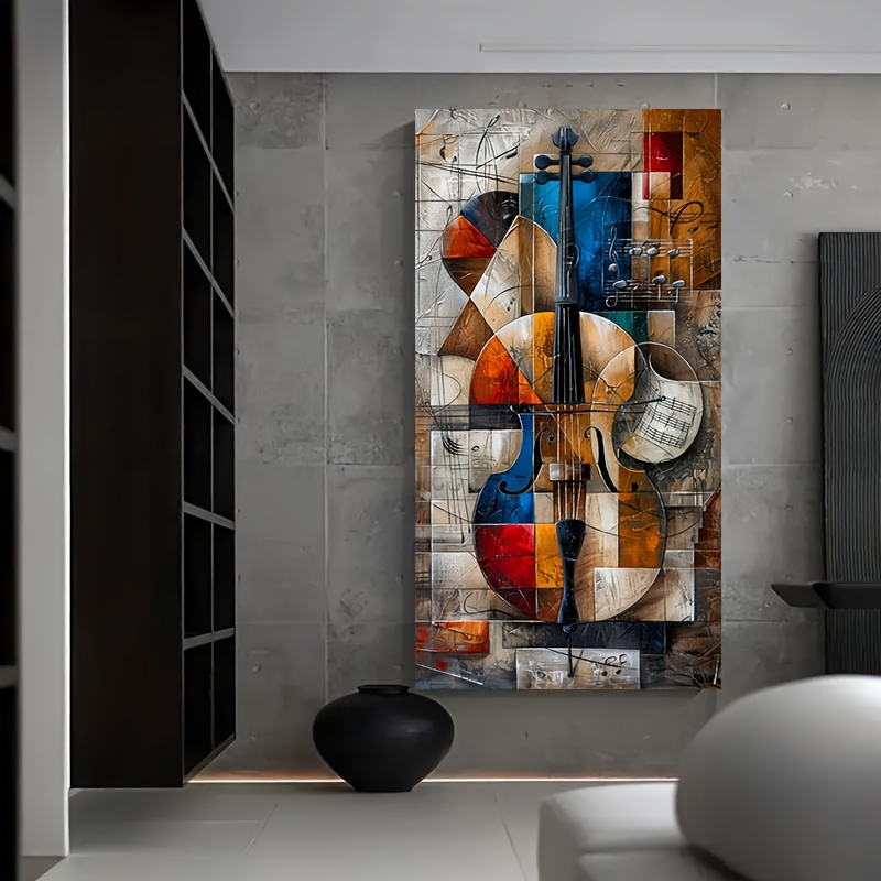 Modern Abstract Cello Poster P - Musical Instrument Image incelemesi ve fiyatı