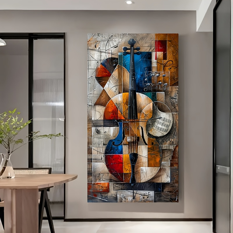 Modern Abstract Cello Poster P - Musical Instrument Image incelemesi ve fiyatı